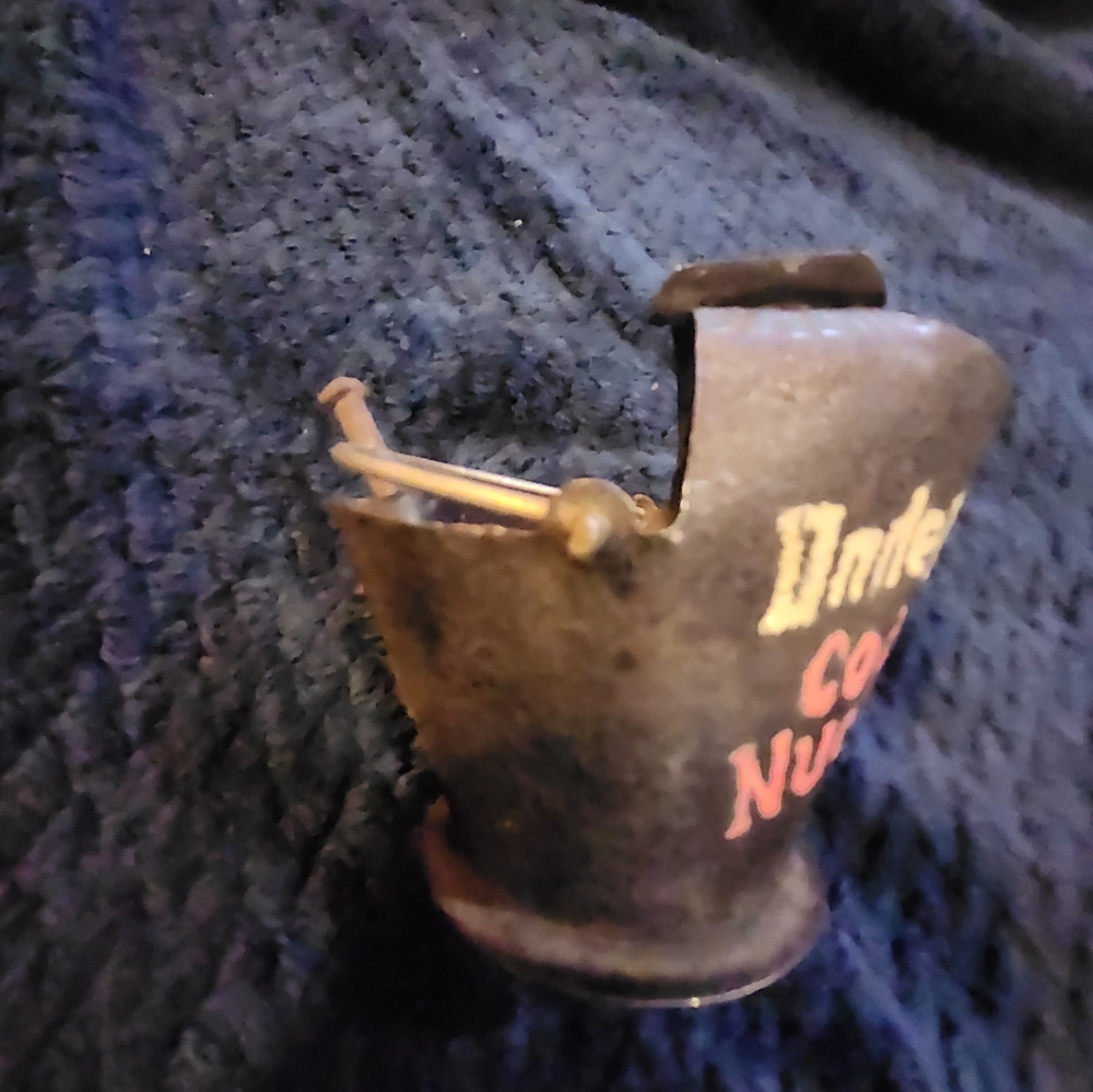 Vintage Metal Mini Coal Bucket